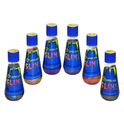 The Original Slime - 6pc Party Pack of Cool Holographic Multi Color Slimes Great for Birthdays, Loot Bags, Easter Baskets, Halloween & Stocking Stuffers, for Kids, Girls and Boys, Ages 5+
