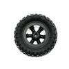DAGIJIRD 4 PCS Upgrade Wheels Tires for WPL B-1 B14 C24 for Military Truck for 1/16 Track RC Car view 2