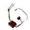 Aoutecen RC Car Brushed ESC, 3 Modes 60A Black Red Voltage AJL 6860 RTR Electronic Speed Controller for 1/10 Boat for 1/10 Tanks view 2