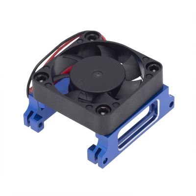 Aluminum ABS Power Hobby Cooling Fan Heat Sink Cooler Dedicated for TRAXXAS Slash 4X4 2WD 1:10 RC for Brushless ESC