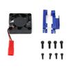 Aluminum ABS Power Hobby Cooling Fan Heat Sink Cooler Dedicated for TRAXXAS Slash 4X4 2WD 1:10 RC for Brushless ESC view 3