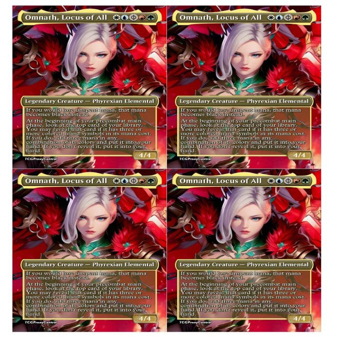 4x | Omnath, Locus of All | Anime | Full Art | Foil or Non-Foil (Non Foil)