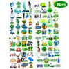 96 PCS Golf Temporary Tattoos  Sports Theme Birthday Party Decorations & Favors, Golf Ball Fun Stickers for Boys Girls Men Kids, Classroom School Rewards view 4