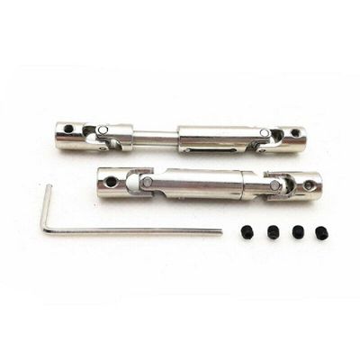 DAGIJIRD 3 PCS Metal Rear Middle Drive Shaft Universal Transmission Replacement Part Kit for Wltoys 12428 12423 12628 1/16 Truck RC Car
