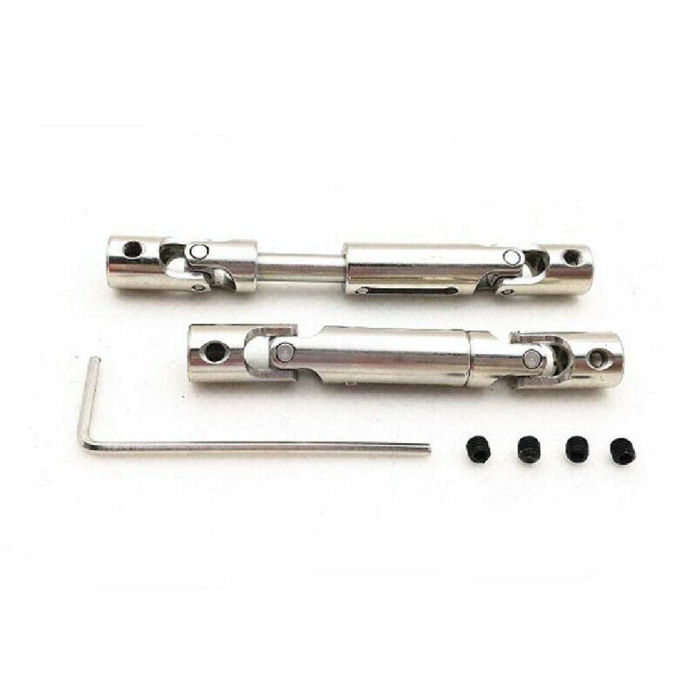 DAGIJIRD 3 PCS Metal Rear Middle Drive Shaft Universal Transmission Replacement Part Kit for Wltoys 12428 12423 12628 1/16 Truck RC Car