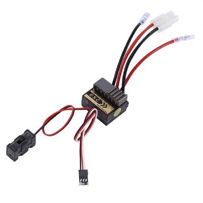 DAGIJIRD RC 320A High Voltage 7.2V-16V Waterproof ESC Brushed Electric Speed Control for RC Car Truck Boat Model No Brake/Crawler