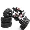 DAGIJIRD 2 Pairs Oil Filled Alloy Shock Absorber with Screws Set RC Car Replacement Part for Henglong for WPL C14 C24 RC Car Half Truck view 2