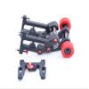 QingLeng Nylon Sturdy & Stable Wheelie Bar with Dual Spring Buffer for Arrma 1/8 kraton Outcast 6S Only fit The V5 or EXB Version - RED view 2