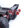 QingLeng Nylon Sturdy & Stable Wheelie Bar with Dual Spring Buffer for Arrma 1/8 kraton Outcast 6S Only fit The V5 or EXB Version - RED view 3
