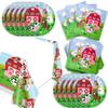 41pcs Farm Party Supplies ,include 20 Dessert Plat, 20 Napkin and 1pcs Tablecloth,Used for Farm Birthday Party Decoration view 1