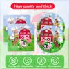 41pcs Farm Party Supplies ,include 20 Dessert Plat, 20 Napkin and 1pcs Tablecloth,Used for Farm Birthday Party Decoration view 3