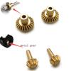DAGIJIRD 1/16 RC Car Metal Gold Color Front Rear Axle Gear Kit RC Car Replacement Accessories for WPL 1/16 B14 B16 B24 C14 C24 view 2