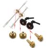 DAGIJIRD 1/16 RC Car Metal Gold Color Front Rear Axle Gear Kit RC Car Replacement Accessories for WPL 1/16 B14 B16 B24 C14 C24 view 4