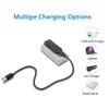 Drone Battery USB Charger Hub with LED Charging Indicator Battery Charging Hub Stand QC3.0 Quick Charging Accessories for DJI Mavic Mini 2 view 2