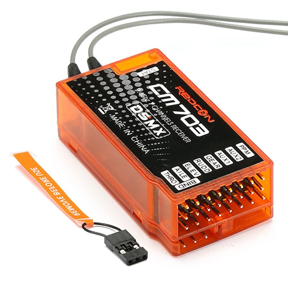 DAGIJIRD 7 Channels with PPM Output RC REDCON CM703 2.4G 7CH Receiver with PPM Output Spare Parts for DSM2 DSMX