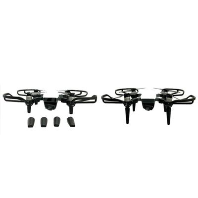 DAGIJIRD 4PCS Drone Protection Stabilizers Bumpers Propeller Guards+Landing Legs Gear Combo Kit Set for DJI Spark