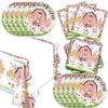 41pcs Pink Farm Party Supplies ,include 20 Plates, 20 Napkin and 1pcs Tablecloth,Used for Farm Birthday Party Decoration (Pink Farm JJJ) view 1