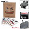 DAGIJIRD 2pcs 3D Shark Face Sticker RC Drone Decoration Adhesive Skin Shark Sticker for DJI Mavic Pro view 4