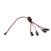 DAGIJIRD RC 4-Way LED Light Controller Switch Y Wire Split Cable for TRX-4 SCX10 1/10 RC Crawler view 2