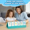 Aizweb Silly Sentence Building for Kids,Speech Therapy Learn to Read for Preschool Kindergarten 1st 2nd Grade Special Education Classroom Must Have,Homeschool Educational Toy Reading Learning Game view 3