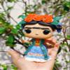 Handmade Frida Custom Figure Pop Style (Roses) view 2