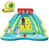 KOTEK Inflatable Water Slide, Giant Water Park Waterslide Inflatables w/Large Splashing Pool, 2 Slides, Climbing Wall & Water Hose, Outdoor Blow up Water Slides for Kids Backyard Fun(with 735W Blower) view 1
