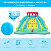 KOTEK Inflatable Water Slide, Giant Water Park Waterslide Inflatables w/Large Splashing Pool, 2 Slides, Climbing Wall & Water Hose, Outdoor Blow up Water Slides for Kids Backyard Fun(with 735W Blower) view 4