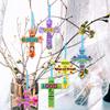 CY2SIDE 60PCS Color Your Own Holy Week Cross, Make Your Own Bible Cross Bookmark for Kids, Magic Art Making Kit for Bible School, DIY Christian Religious Sunday School Crafts for Kids Home Activities view 4