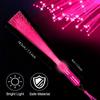 24 Pack Pink Glow Sticks Light Up Fiber Optic Stick Glow Wands Bulk with 3 Flashing Models for Valentine's Day Easter July 4th Party Favors Birthday Concerts Clubs view 2