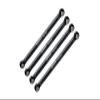 Aluminum 7075-T6 Front & Rear Lower Chassis Links Parts for Axial 1/24 AX24 XC-1 4WS Crawler Brushed RTR AXI00003 Upgrades - Black view 1