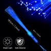 NUDALA 36 Pack Blue Glow Fiber Optic Wands Bulk Light up Wand Glow Sticks with 3 Lighting Modes for Christmas Valentine's Day Easter 4th of July Concerts Clubs Wedding Birthday view 2