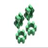 Aluminum 7075-T6 Wheel Hex Hubs 4Pc Set for 1:5 Traxxas X Maxx 6S / X Maxx 8S / XRT 8S Monster Truck Upgrades - Green view 1
