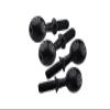 4140 Carbon Steel Pivot Balls for Front Knuckle Arms for 1/7 1/8 1/10 Arrma RC Cars & Trucks - 4Pc Set Black view 1