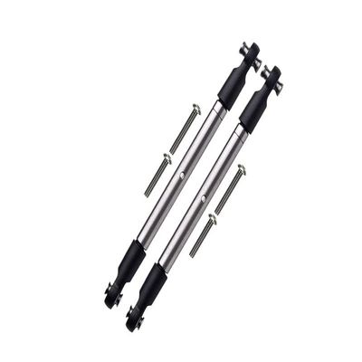 Stainless Steel 304 Steering Front Turnbuckles for Traxxas 1/10 Maxx with WideMAXX Monster Truck 89086-4 Upgrades