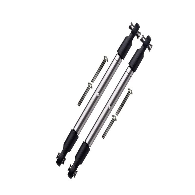 Stainless Steel 304 Steering Front Turnbuckles for Traxxas 1/10 Maxx with WideMAXX Monster Truck 89086-4 Upgrades