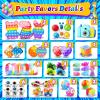 206PCS Party Favors for Kids 3-5 4-8-12, Fidget Toys Pack Birthday Bulk Goodie Bag Stuffers, Treasure Box Toys for Classroom Prizes for Kids view 2