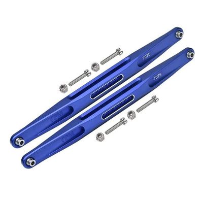 Aluminum 7075-T6 Rear Trailing Arm Lower Links for Traxxas 1:7 Unlimited Desert Racer UDR Pro-Scale 4X4 (#85076-4) Upgrades - Blue
