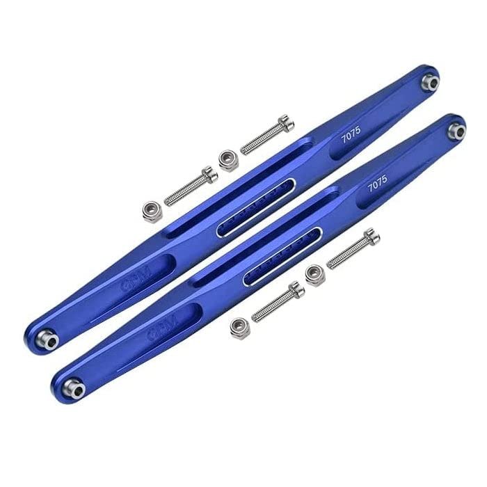 Aluminum 7075-T6 Rear Trailing Arm Lower Links for Traxxas 1:7 Unlimited Desert Racer UDR Pro-Scale 4X4 (#85076-4) Upgrades - Blue