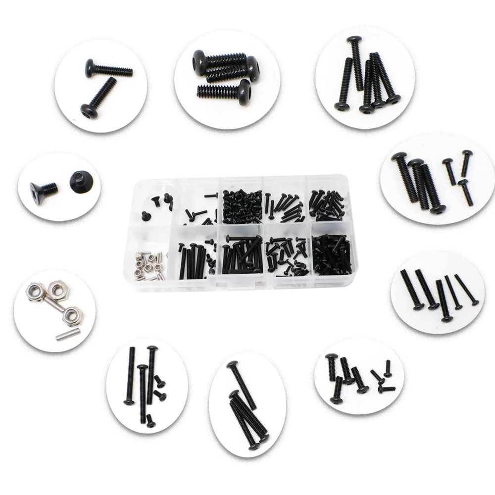 1/18 RC Car Replacement Screw Hard Screw Set for TRAXXAS TRX-4M 97074 97054 1/18