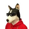 Party Animal Headdress, Funny Animal Headdress, Horse, Panda Head Set Latex mask cos mask Halloween Costumes Funny Props (Siberian Husky) view 1