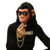 Party Animal Headdress, Funny Animal Headdress, Horse, Panda Head Set Latex mask cos mask Halloween Costumes Funny Props (Monkey) view 1