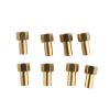 RiToEasysports 8Pcs 1/24 RC Hex Nut Brass RC Wheel Lock Nut Replacement Accessories for SCX24 (8mm) view 4