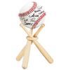 Baseball Stand and Holders, Display Case for Balls, Wooden Bat Display Stand, Centerpieces for Tables - for Kids and Sports Lovers (1) view 1