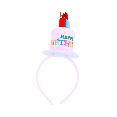 TOYANDONA Headband for Women Birthday Party Headwear Cake Candle Hat Girls Birthday Decorations Fashion Accessory
