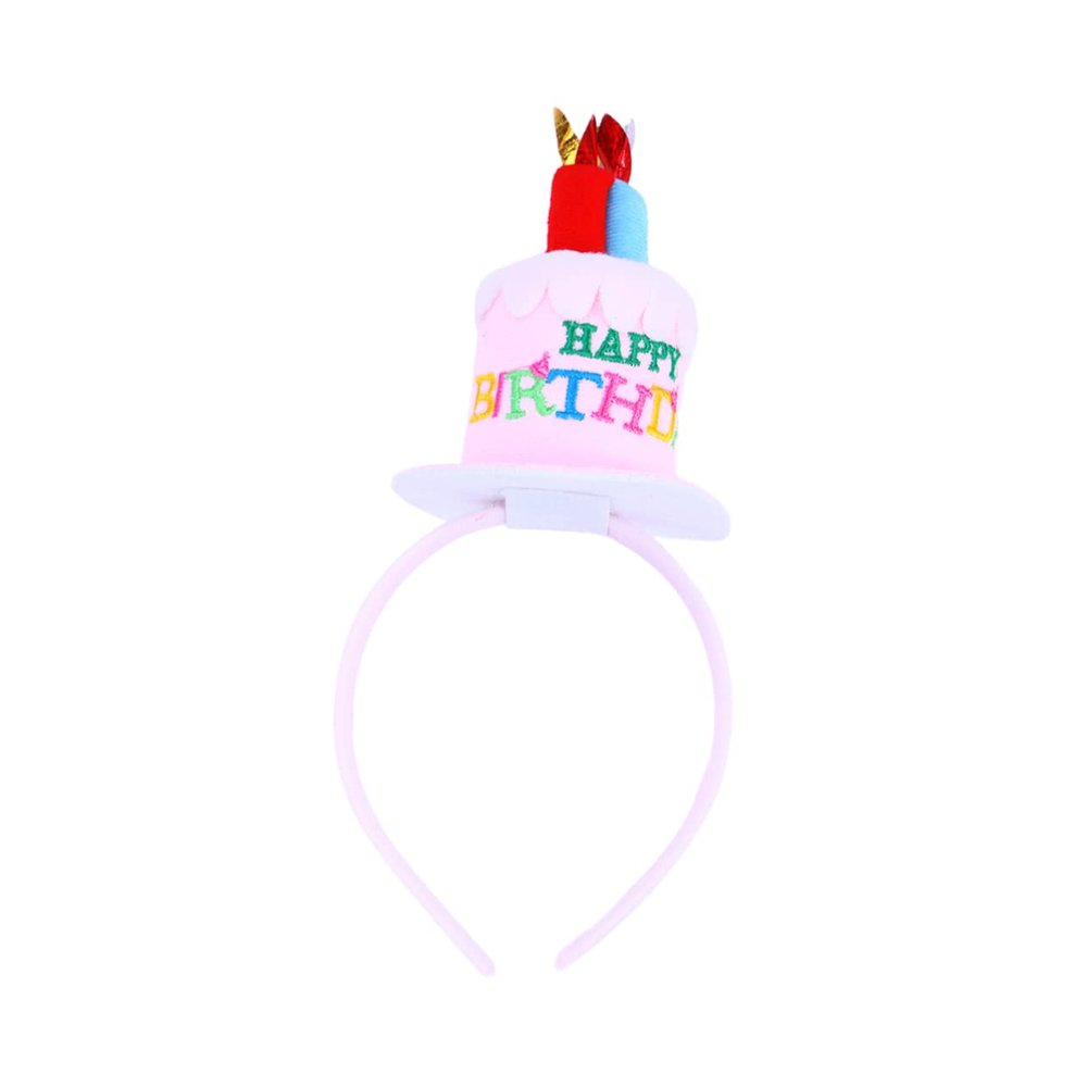 TOYANDONA Headband for Women Birthday Party Headwear Cake Candle Hat Girls Birthday Decorations Fashion Accessory