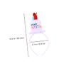 TOYANDONA Headband for Women Birthday Party Headwear Cake Candle Hat Girls Birthday Decorations Fashion Accessory view 4