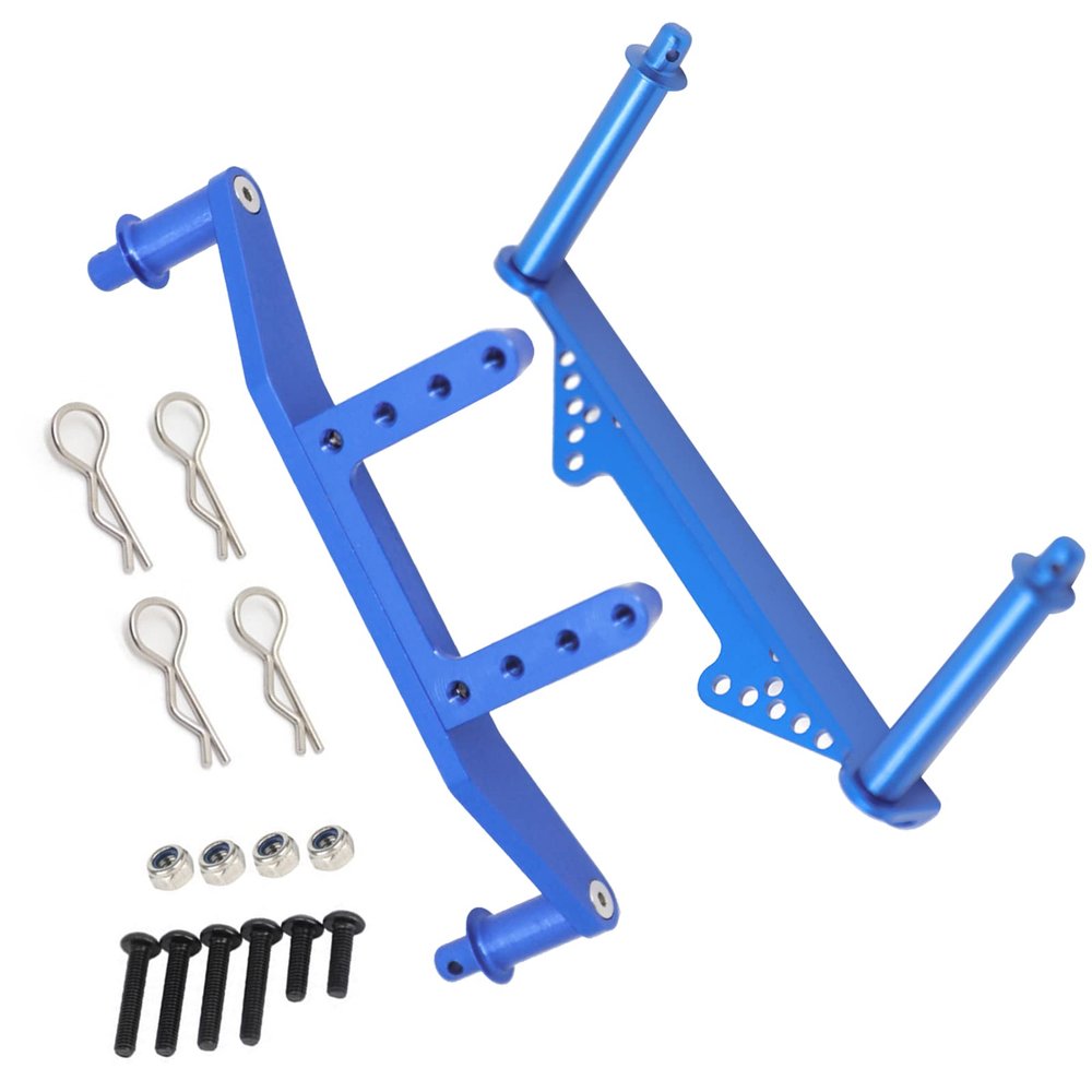 1 Set Aluminum Alloy Front & Rear Body Posts & Mounts for Traxxas 1/10 Slash 2WD RC Car Accessory Part