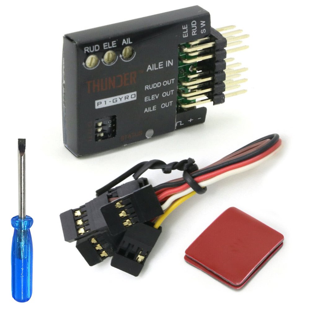 NATEFEMIN 3-Axis Flight Controller Drone Stabilizer Model System Gyro for FPV RC Airplane Accessory Part
