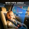Baby Car Camera, HD Display Baby Car Mirror with Night Vision Feature, 4.3 inch Baby Car Camera with Monitor Wide Clear View, Backseat Camera Rear Facing to Observe Babys Every Move view 2