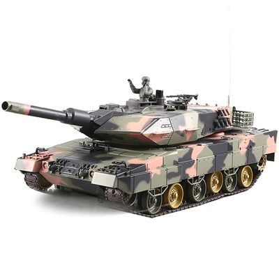 1/24 scale simulation german leopard 2 A5 tank 2.4G wireless jungle remote control tank multiplayer battle against RC tanks sound and light simulation gifts for men adults